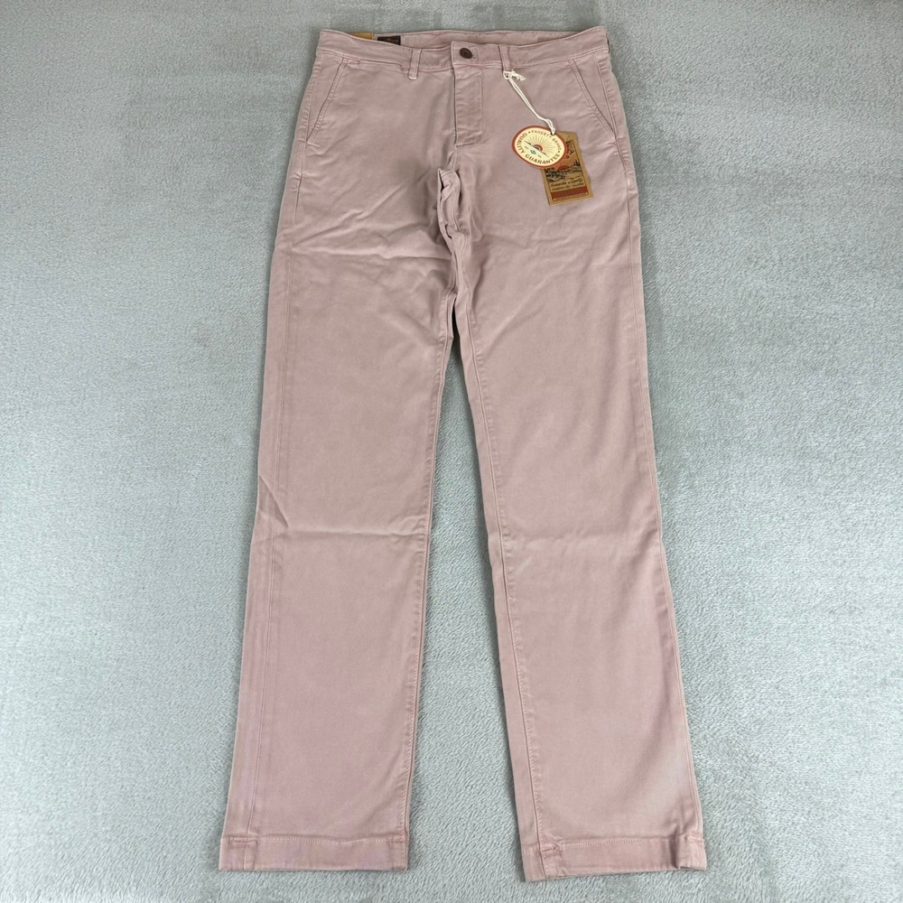 Faherty Coastline Premium Chino Pants Mens 31x34 Spring Quartz Stretch $168 NWT
